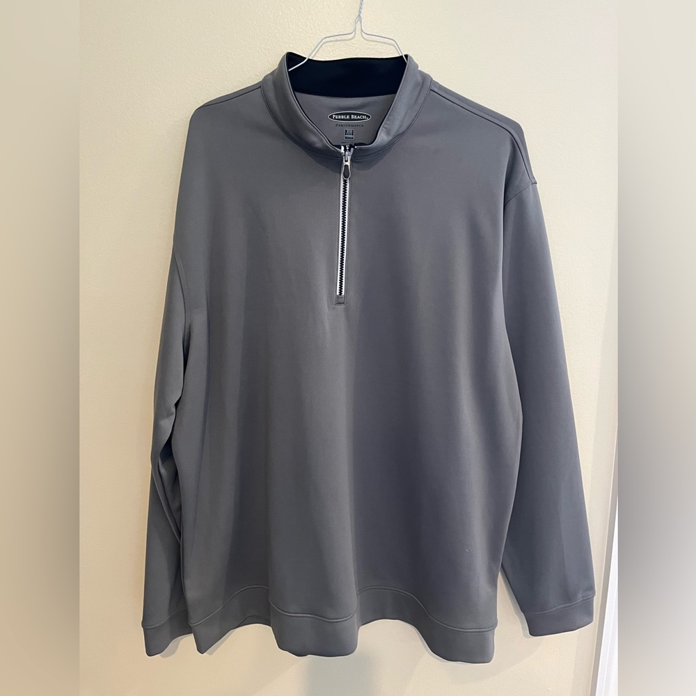 Pebble Beach long sleeve 1/4 zip pullover